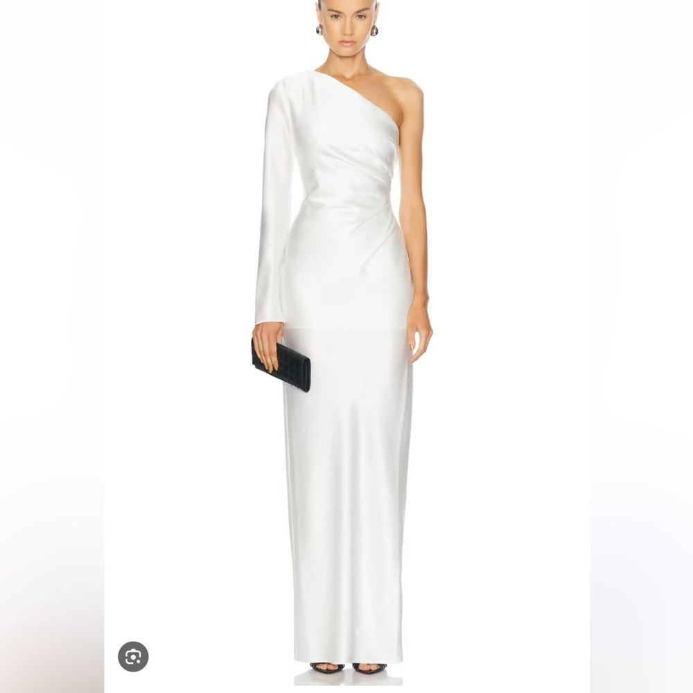 Sans Faff  Faubourg One-Shoulder White Dress